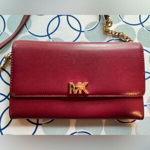 Michael Kors Burgundy Crossbody Bag